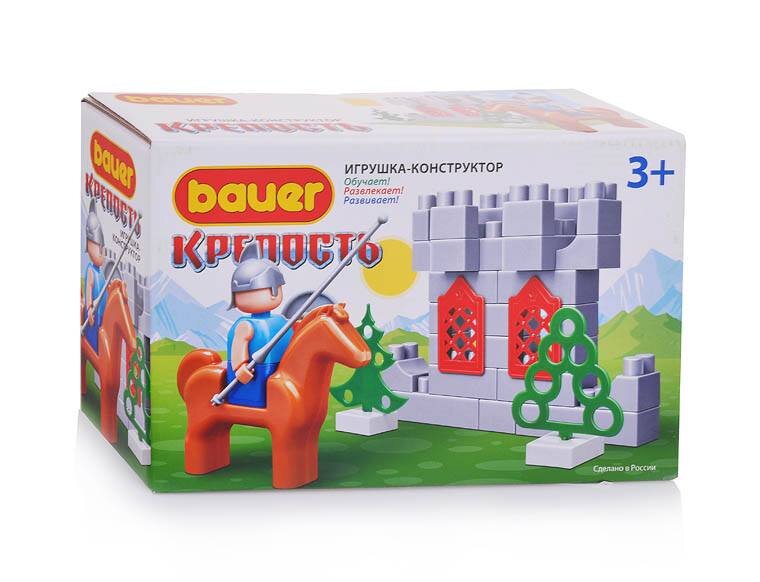 

Конструктор - крепость и всадник ТМ Bauer (Бауэр)