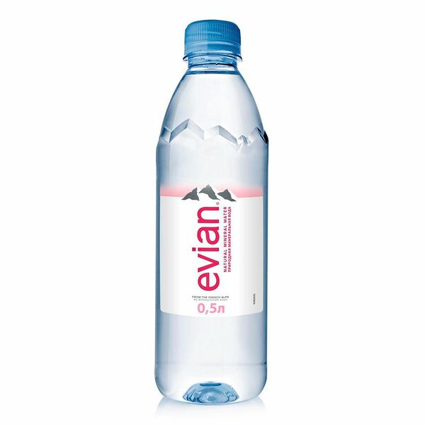 Вода Evian минеральная столовая негазированная, 500мл