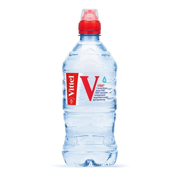 Вода минеральная негазированная, Vittel, 0.75 л, Франция