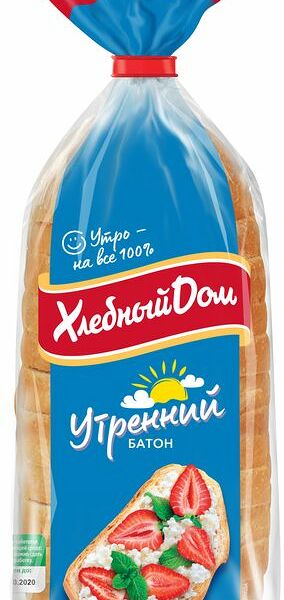 Батон Хлебный Дом Утренний 400г