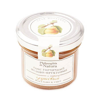 Соус горчичный медово-фруктовый PHILOSOPHIA DE NATURA Грушевый