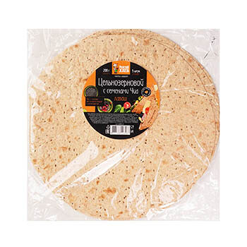 Лаваш Цельнозерновой с семенами чиа 