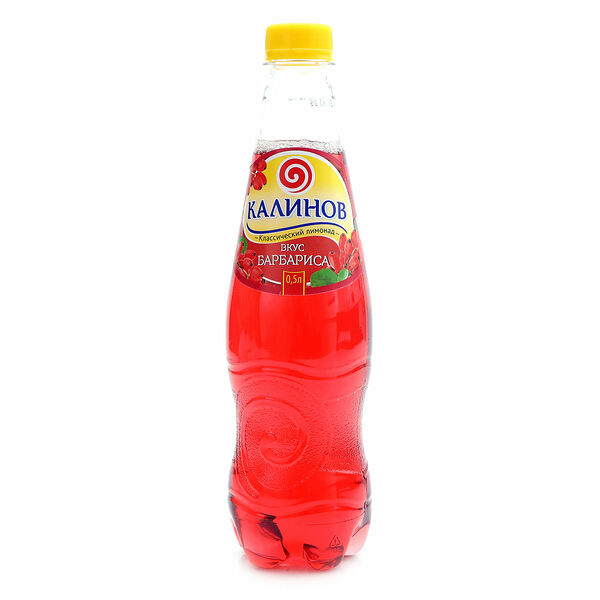 Напиток безалкогольный сильногазированный лимонад классический вкус Барбариса ТМ Калинов