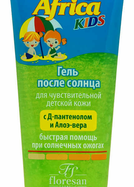 Гель после солнца Floresan Africa Kids для чувствительной детской кожи 200 мл