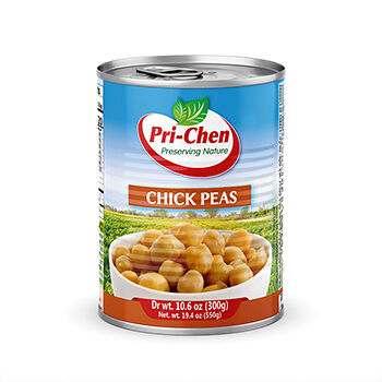 Горох нут Pri-Chen вареный 550г, Турция