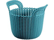 Корзинка для мелочей KNIT цвет морская волна