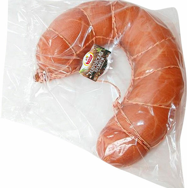 Колбаса Тавр Тавровская Премиум со шпиком вареная, вес