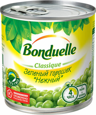 Горошек Bonduelle Classique Нежный зеленый