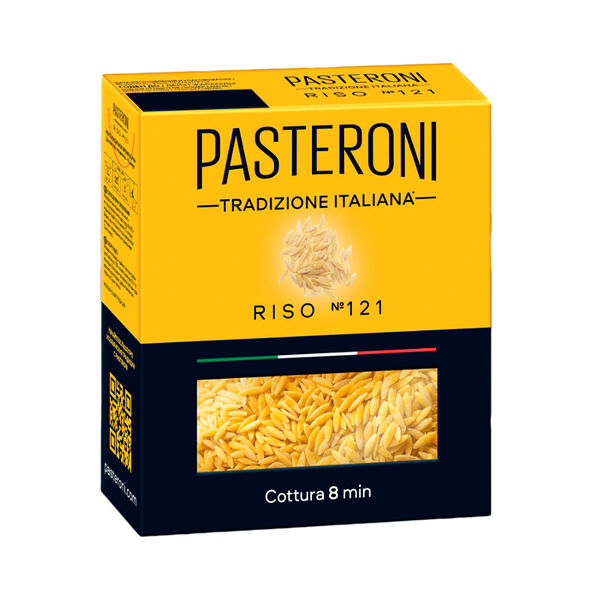 Изделия макаронные Pasteroni Ризо №121 грА в/с 400г