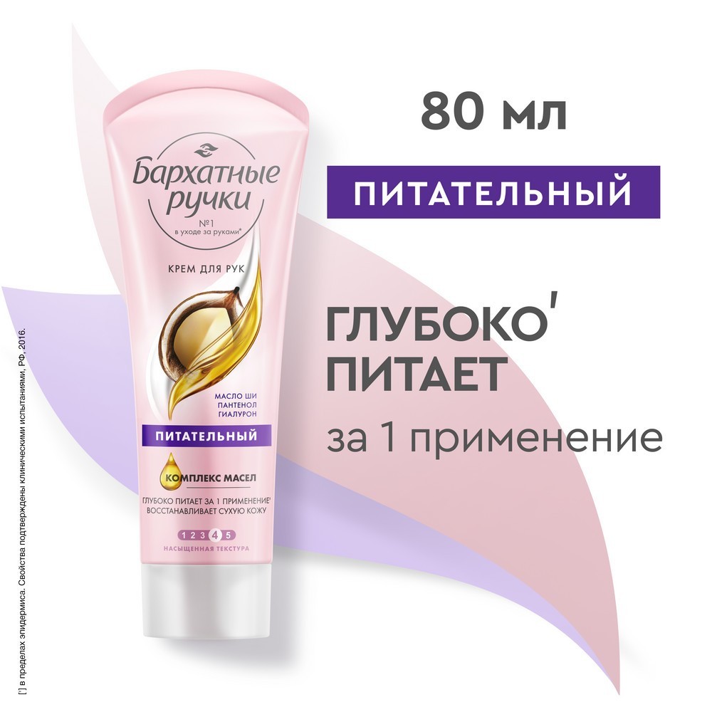 

Крем для рук Бархатные ручки питательный, 80 мл