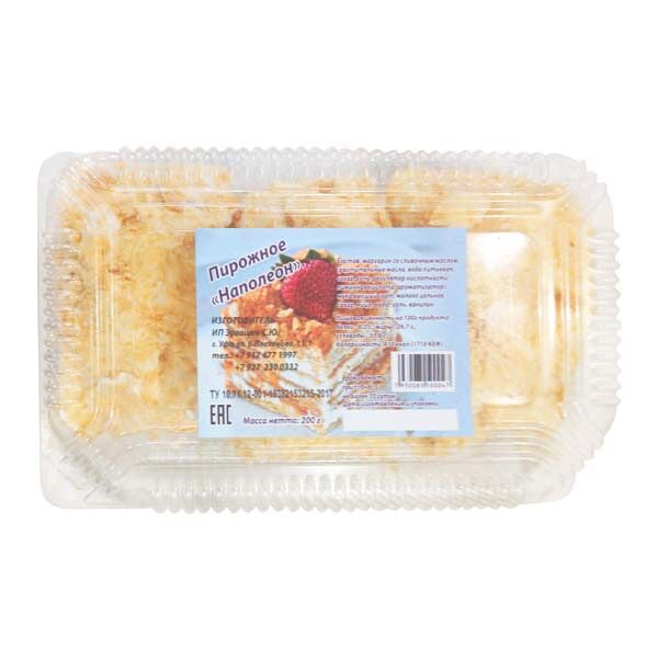 Пирожное Наполеон 200гр ИП Эргашев С.Ю
