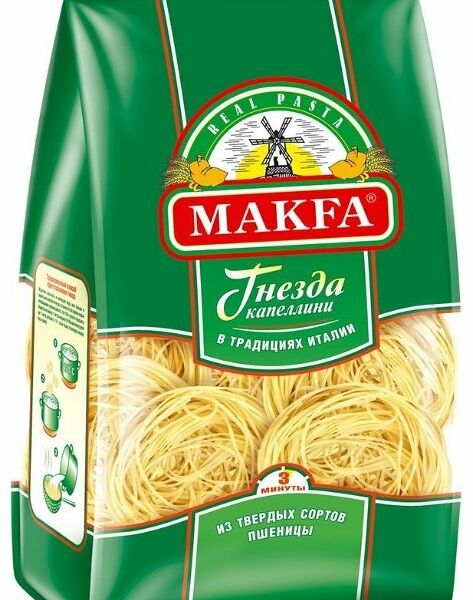 Макаронные изделия Макфа Гнезда Капеллини