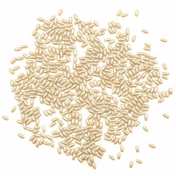 4AR293/294 Бусины жемчуг, пластик 3*6мм, 15гр/упак, Astra&Craft(J512 Персиковый)