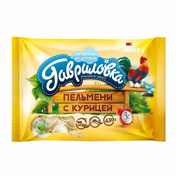 Пельмени Гавриловка с курицей замороженные