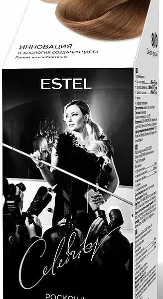 Краска-уход для волос Estel Celebrity тон светло-русый