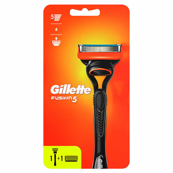 Бритва Gillette Fusion с 2 сменными кассетами