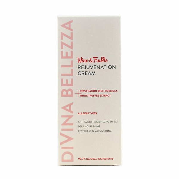 DIVINA BELLEZZA Wine&Truffle rejuvenation cream Крем для лица на вине с экстрактом трюфеля омолаживающий, 30 мл