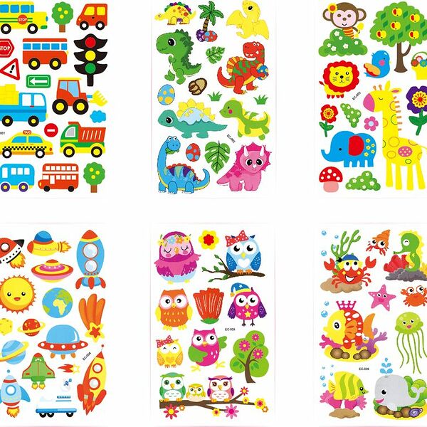 Набор наклеек в ассортименте 1шт.