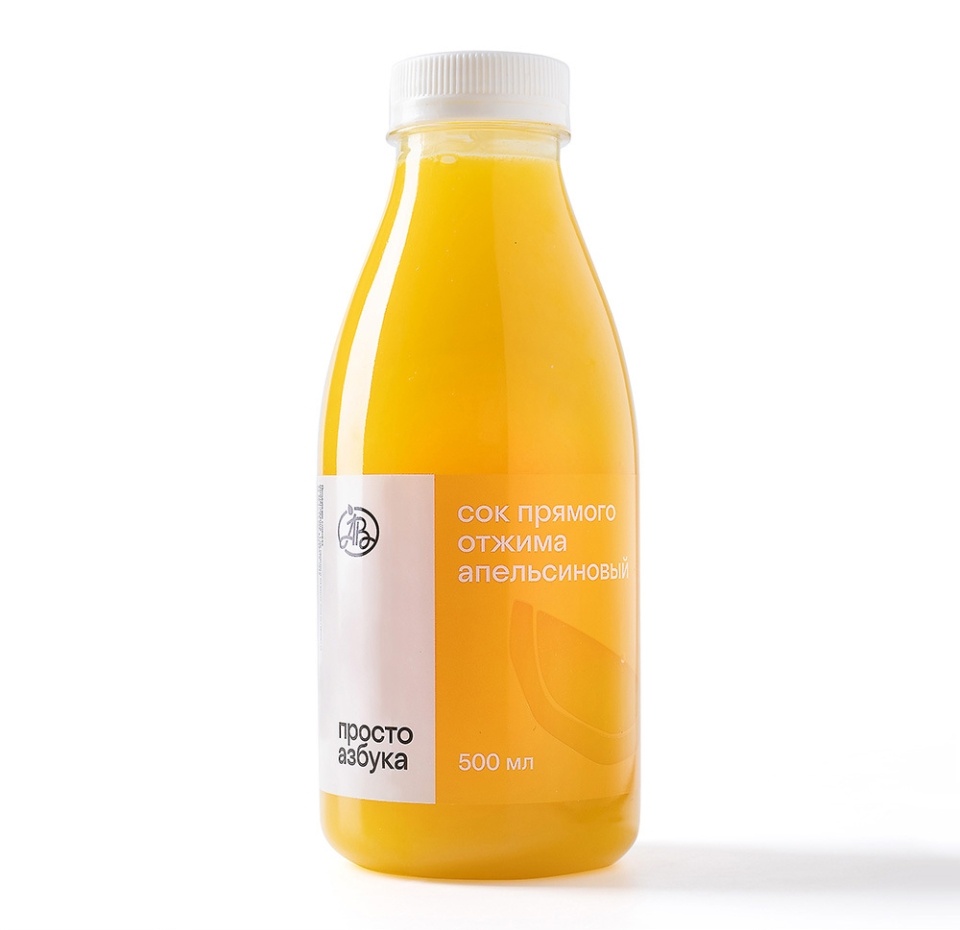 

Сок Просто Азбука апельсиновый прямого отжима 0.5 л
