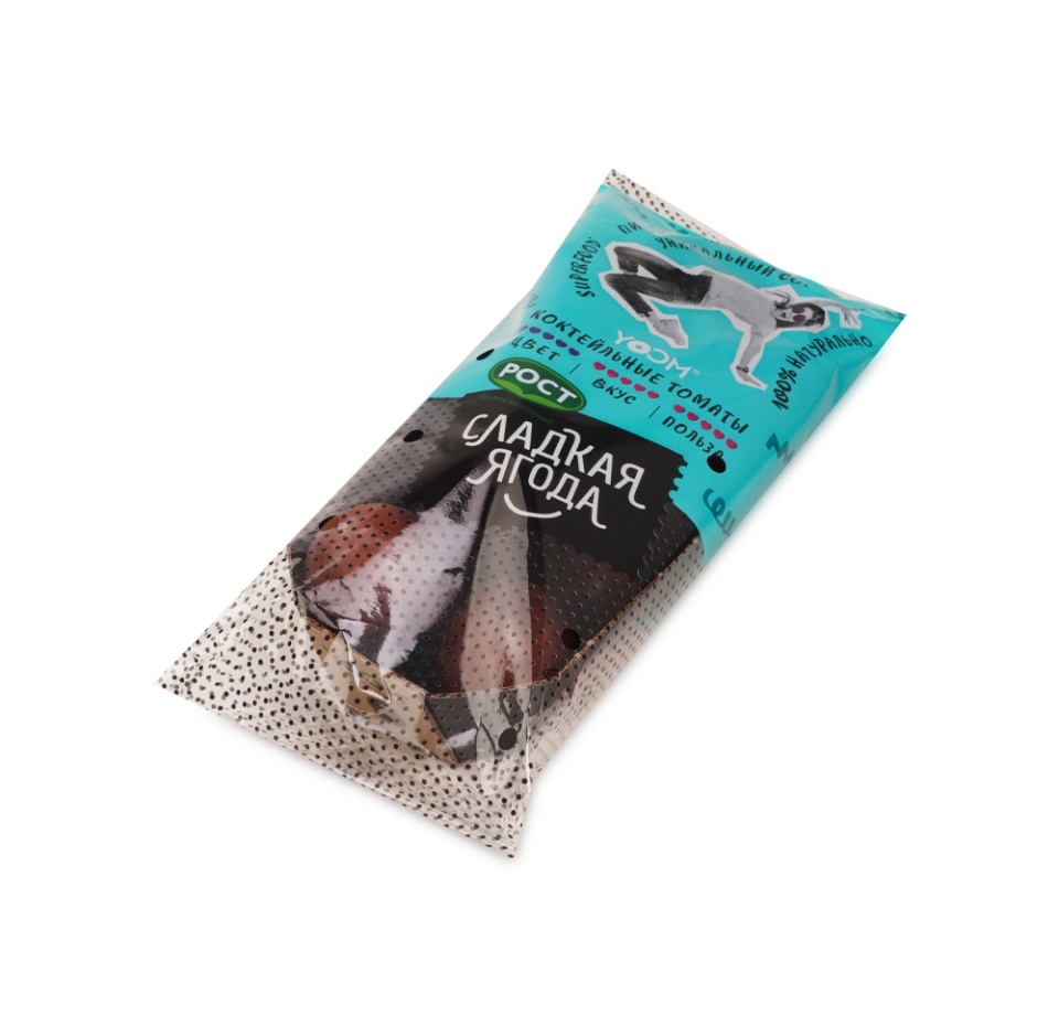 

Томаты Сладкая ягода Yoom коктейльные фиолетовые на ветке 350 г