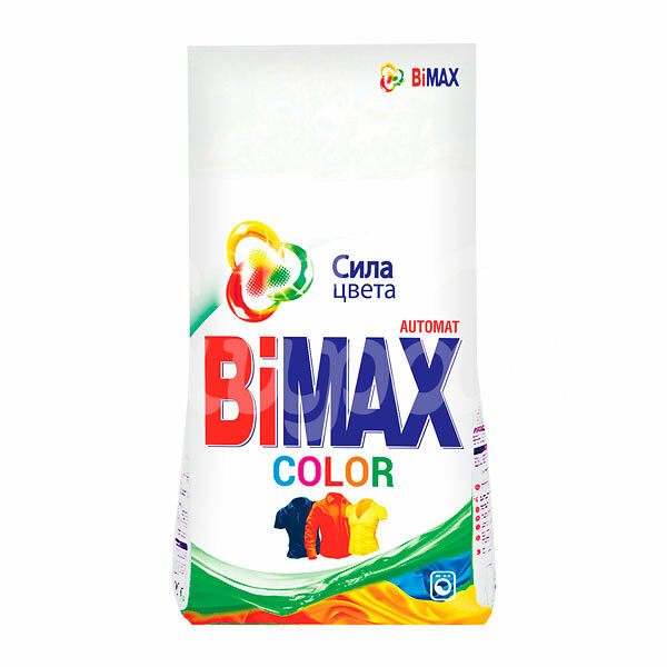 Стиральный порошок Bimax  3кг Колор Автомат пакет