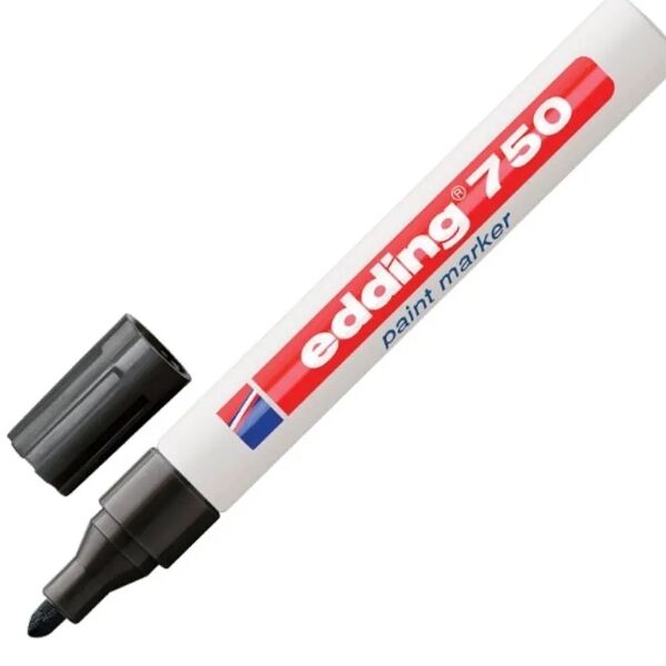 Маркер Edding e750 Paint marker Lackmarker черный
