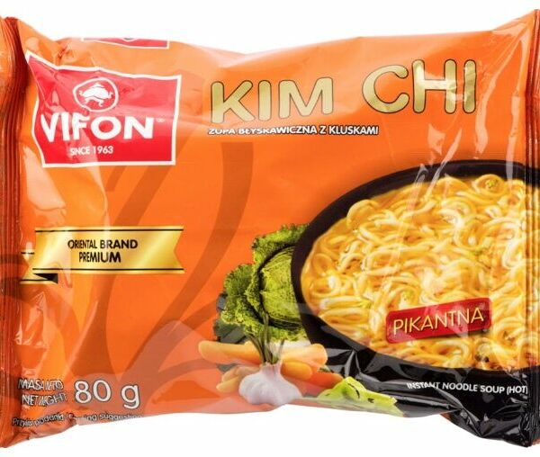 Суп-лапша пшеничная быстрого приготовления Vifon Kim Chi Premium