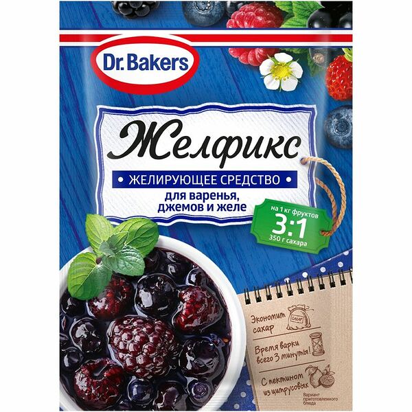 Заготовки Dr.Bakers Желфикс 3:1 домашние 25г