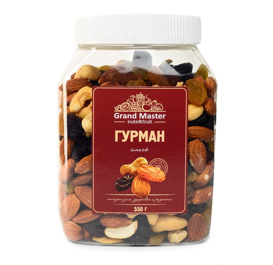 

Смесь орехов и сухофруктов «Гурман», Grand Master 550 г