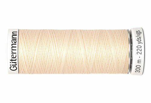 748277 Нить Sew-all для всех материалов, 200м, 100% п/э Gutermann(414 св.кремово-бежевый)