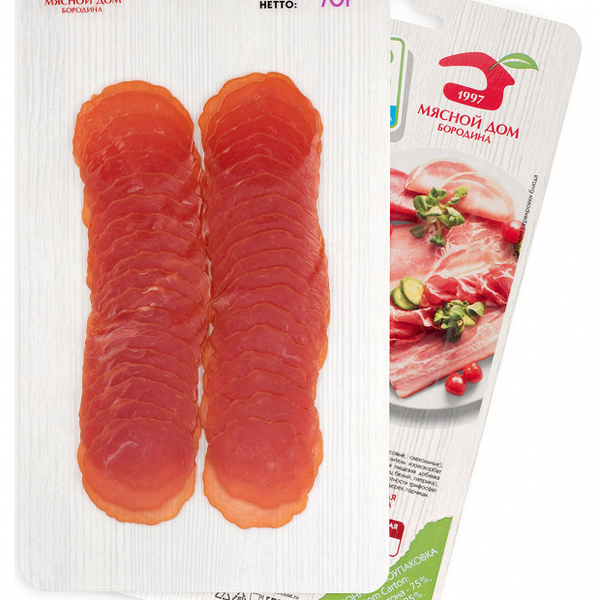 Колбаса Мясной дом Бородина Янтарная нарезка