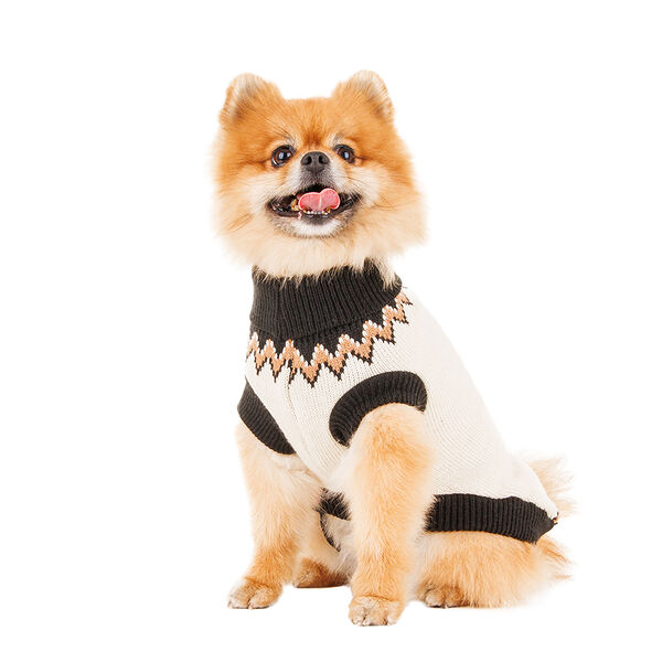 Свитер Petmax для собак 40см XL бежевый (унисекс)