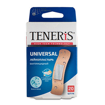Лейкопластырь Teneris Universal бактерицидный