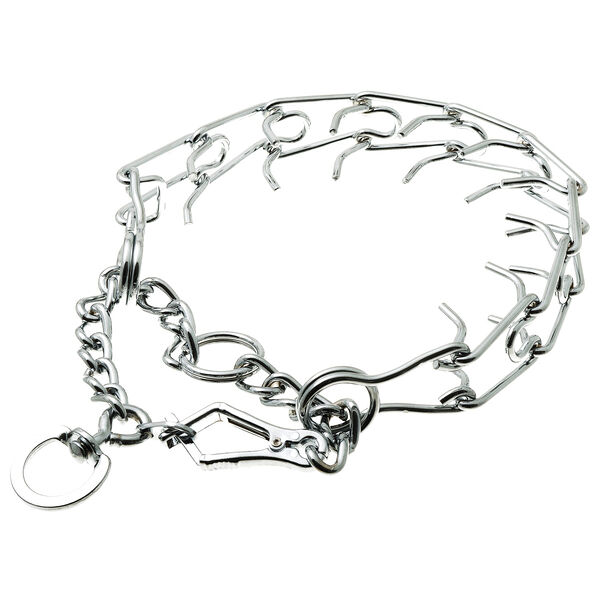 Pet Line Ошейник строгий с карабином, с резиновыми наконечниками 65 см