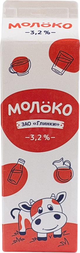 

Молоко Глинки пастеризованное 3.2% 900 мл