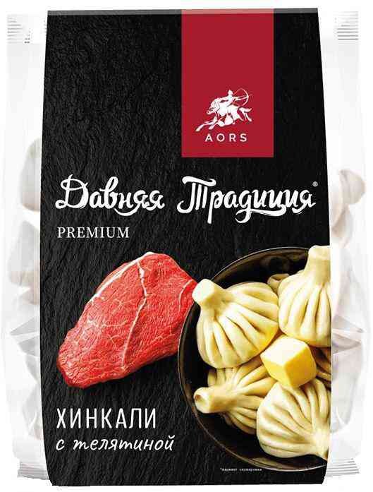

Хинкали Давняя Традиция Premium с телятиной 800 г