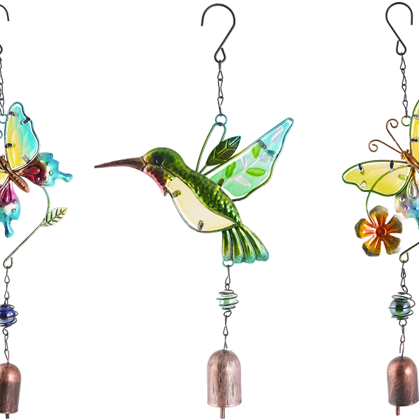 Декор садовый подвесной с колокольчиком, в ассортименте, Арт. OY060-202101