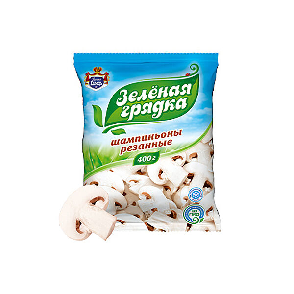 Грибы шампиньоны резаные Зеленая грядка