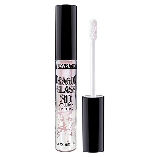 Блеск для губ `luxvisage` dragon glass 3d volume lip gloss тон 02 unicorn