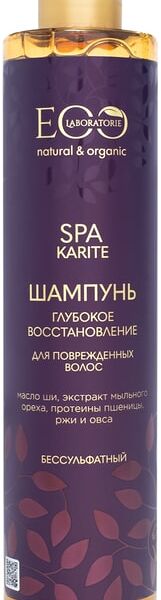 Шампунь для волос Eo Laboratorie Karite SPA Глубокое восстановление 350мл