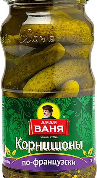 Корнишоны Дядя Ваня По-Французски 460г