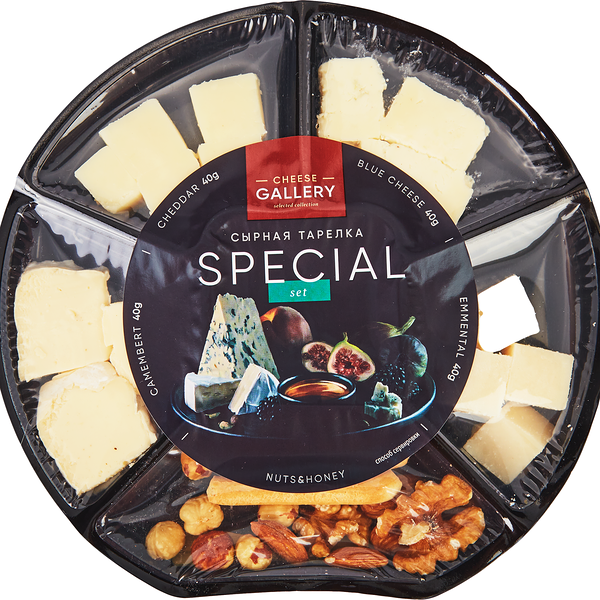 Сырная тарелка - премиум сет ТМ Cheese Gallery (Чииз Галери)