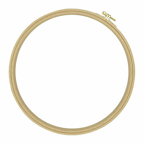 100-7 Пяльцы круглые буковые, диаметр 280 мм, выс. обода 8 мм Nurge Hobby