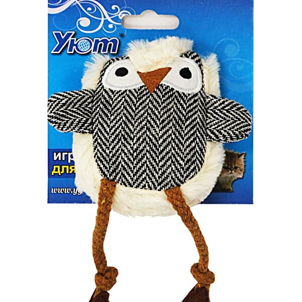 Игрушка Уют Птичка для животных 9*7 см