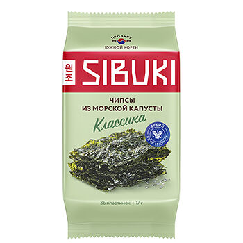 Чипсы Сибуки из морских водорослей