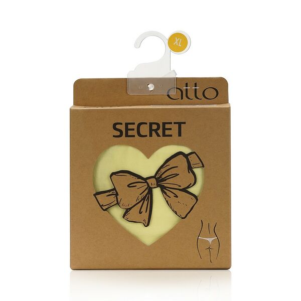 Женские трусы - стринги Atto Secret, Желтый, XL