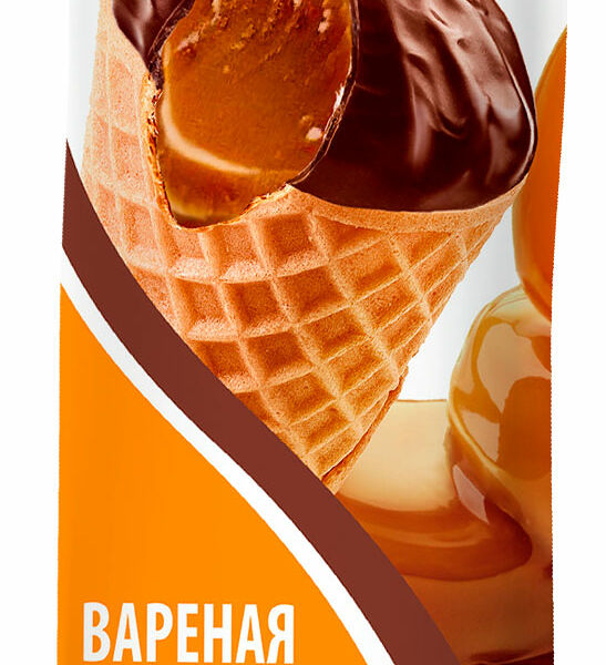 Рожок Сыркофф с варенной сгущенкой в глазури 40 г