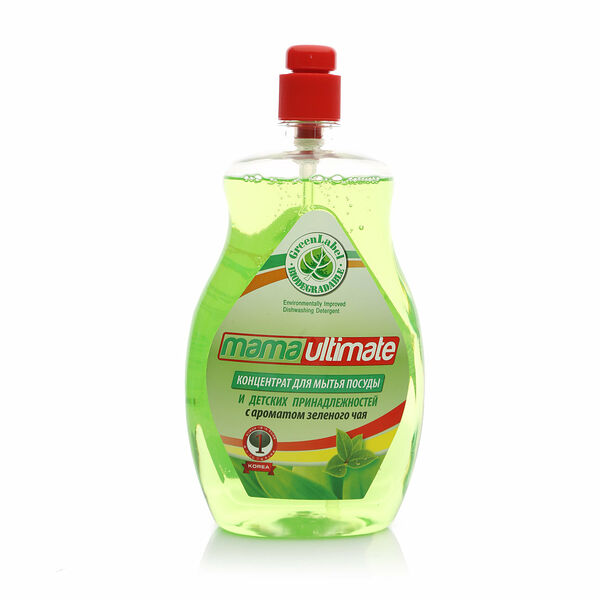Средство для мытья посуды Mama Ultimate с ароматом Зеленого чая 1 л