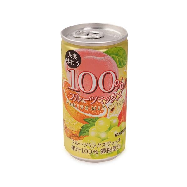 Напиток Sangaria Мультифруктовый сок 100% 0.19л, Япония