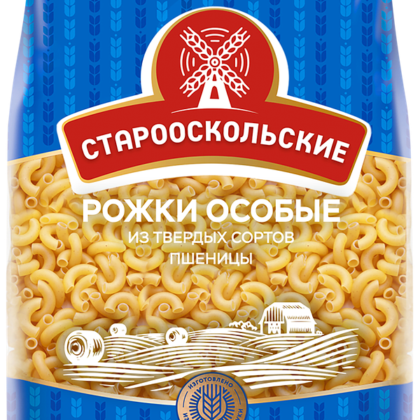 Макароны СЛАВНА Рожки особые, группа А высший сорт, 400г